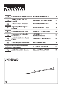 Kullanım kılavuzu Makita UN460WD Çalı makası