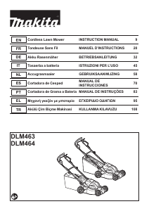 Handleiding Makita DLM464 Grasmaaier
