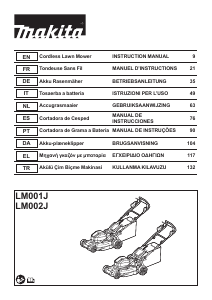 Manual Makita LM001J Corta-relvas
