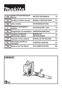 Handleiding Makita UB004C Bladblazer