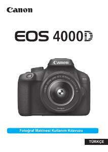 Kullanım kılavuzu Canon EOS 4000D Dijital kamera