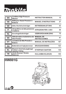 Handleiding Makita HW001G Hogedrukreiniger