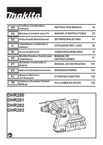Manual Makita DHR280 Martelo perfurador