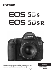 Brugsanvisning Canon EOS 5DS Digitalkamera