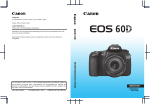 Bedienungsanleitung Canon EOS 60D Digitalkamera