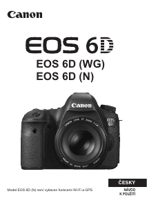 Manuál Canon EOS 6D Digitální fotoaparát