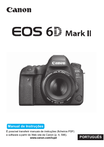 Manual Canon EOS 6D Mark II Câmara digital