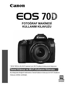 Kullanım kılavuzu Canon EOS 70D Dijital kamera