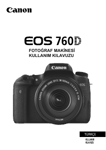 Kullanım kılavuzu Canon EOS 760D Dijital kamera
