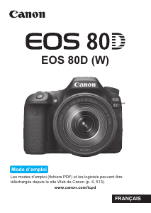 Руководство Canon EOS 80D Цифровая камера