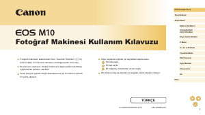 Kullanım kılavuzu Canon EOS M10 Dijital kamera