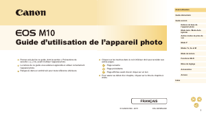 Mode d’emploi Canon EOS M10 Appareil photo numérique