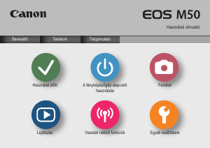 Használati útmutató Canon EOS M50 Digitális fényképezőgép
