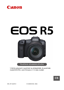 Manuál Canon EOS R5 Digitální fotoaparát