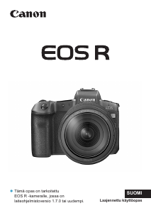 Käyttöohje Canon EOS Rebel T5 Digitaalikamera
