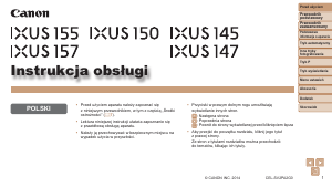 Instrukcja Canon IXUS 147 Aparat cyfrowy