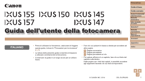 Manuale Canon IXUS 155 Fotocamera digitale