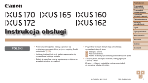 Instrukcja Canon IXUS 172 Aparat cyfrowy