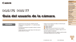 Manual de uso Canon IXUS 175 Cámara digital
