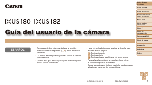 Manual de uso Canon IXUS 182 Cámara digital