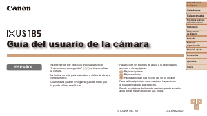 Manual de uso Canon IXUS 185 Cámara digital