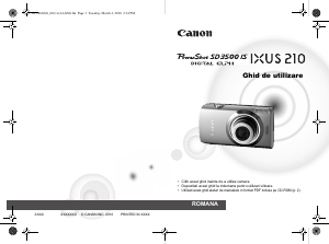 Manual Canon IXUS 210 Cameră digitală