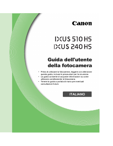 Manuale Canon IXUS 240 HS Fotocamera digitale
