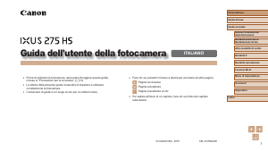 Manuale Canon IXUS 275 HS Fotocamera digitale