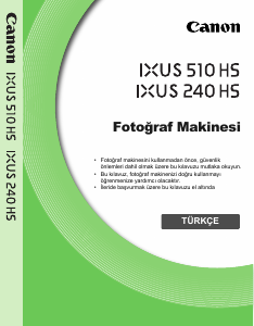 Kullanım kılavuzu Canon IXUS 510 HS Dijital kamera