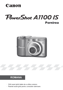 Manual Canon PowerShot A1100 IS Cameră digitală