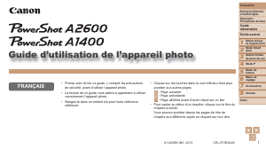 Appareil photo numérique Canon IXY 10S PowerShot SD3500 IS Gold avec