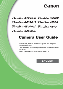 Manual Canon PowerShot A810 Digital Camera