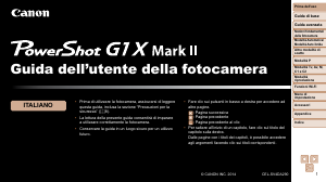 Manuale Canon PowerShot G1 X Mark II Fotocamera digitale