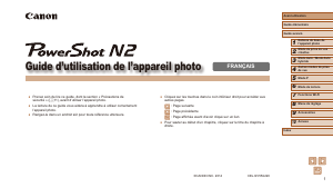 Mode d’emploi Canon PowerShot N2 Appareil photo numérique