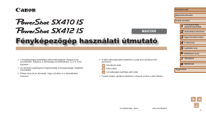 Használati útmutató Canon PowerShot SX410 IS Digitális fényképezőgép