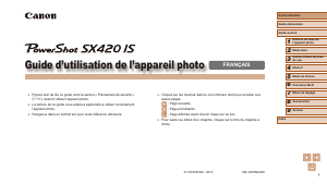 Mode d’emploi Canon PowerShot SX420 IS Appareil photo numérique