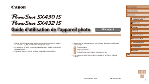 Mode d’emploi Canon PowerShot SX432 IS Appareil photo numérique