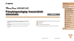Használati útmutató Canon PowerShot SX540 HS Digitális fényképezőgép