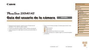 Manual de uso Canon PowerShot SX540 HS Cámara digital