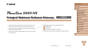 Kullanım kılavuzu Canon PowerShot SX60 HS Dijital kamera