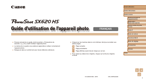 Mode d’emploi Canon PowerShot SX620 HS Appareil photo numérique