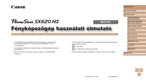 Használati útmutató Canon PowerShot SX620 HS Digitális fényképezőgép