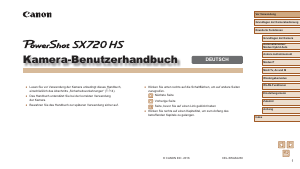 Bedienungsanleitung Canon PowerShot SX720 HS Digitalkamera