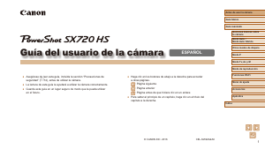 Manual de uso Canon PowerShot SX720 HS Cámara digital