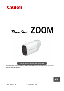Manuál Canon PowerShot ZOOM Digitální fotoaparát