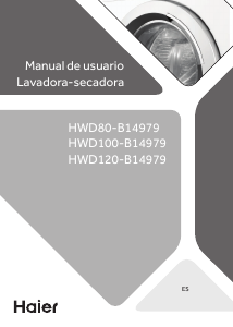 Käyttöohje Haier HWD80-B14939 Kuivaava pesukone