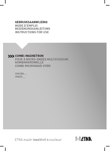 Handleiding ETNA CM225ZT Magnetron