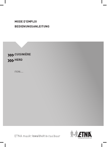Mode d’emploi ETNA FI590ZWA Cuisinière