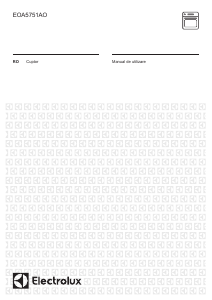 Manual Electrolux EOA5751AOX Aragaz
