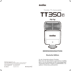 Bedienungsanleitung Godox TT350F (Fuji) Blitz